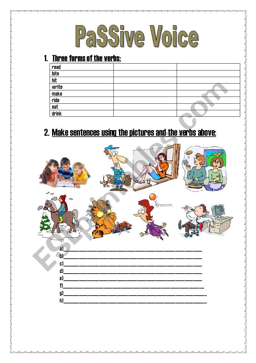 passive-voice-three-forms-of-the-verbs-esl-worksheet-by-olgad86