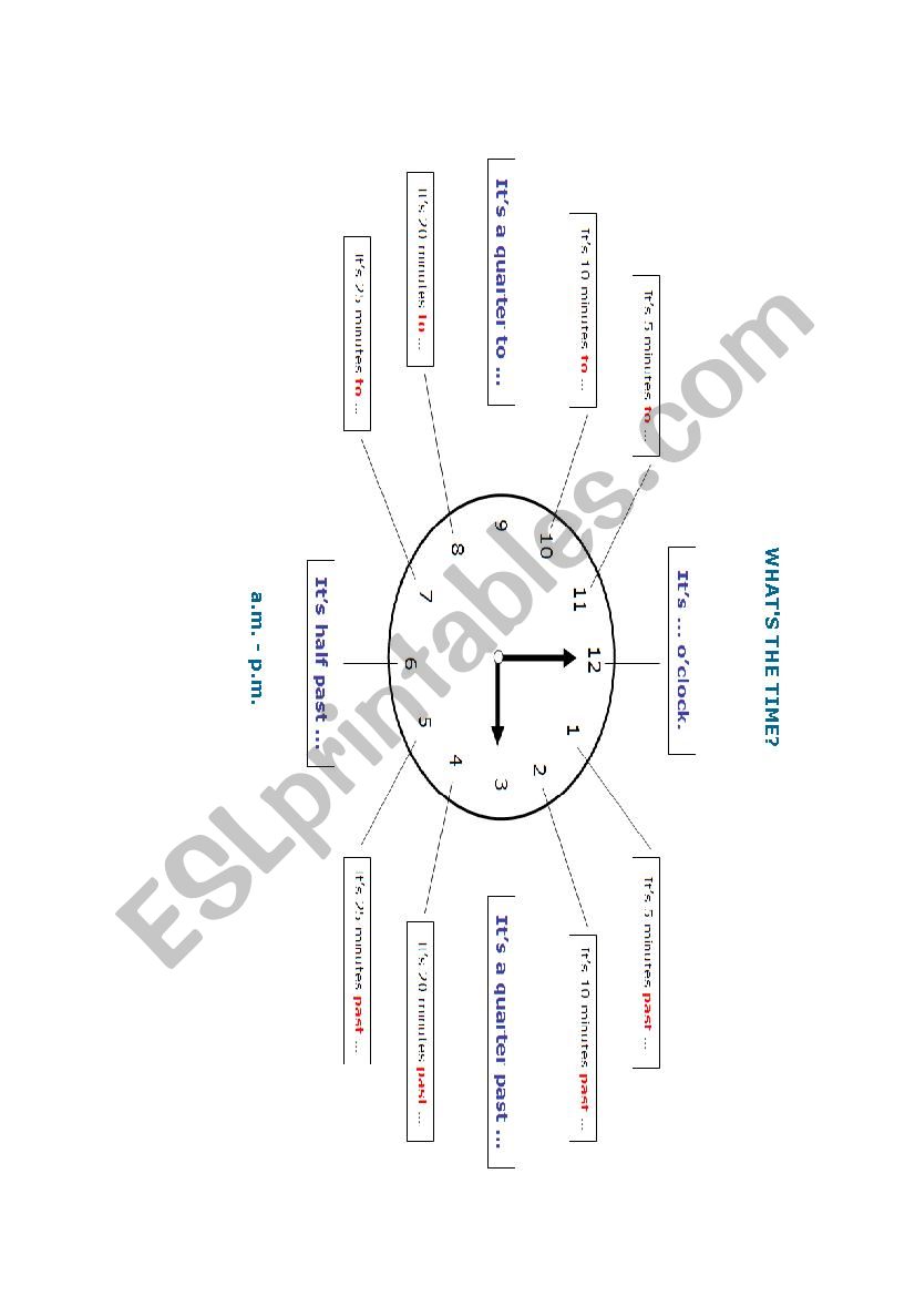 Time worksheet