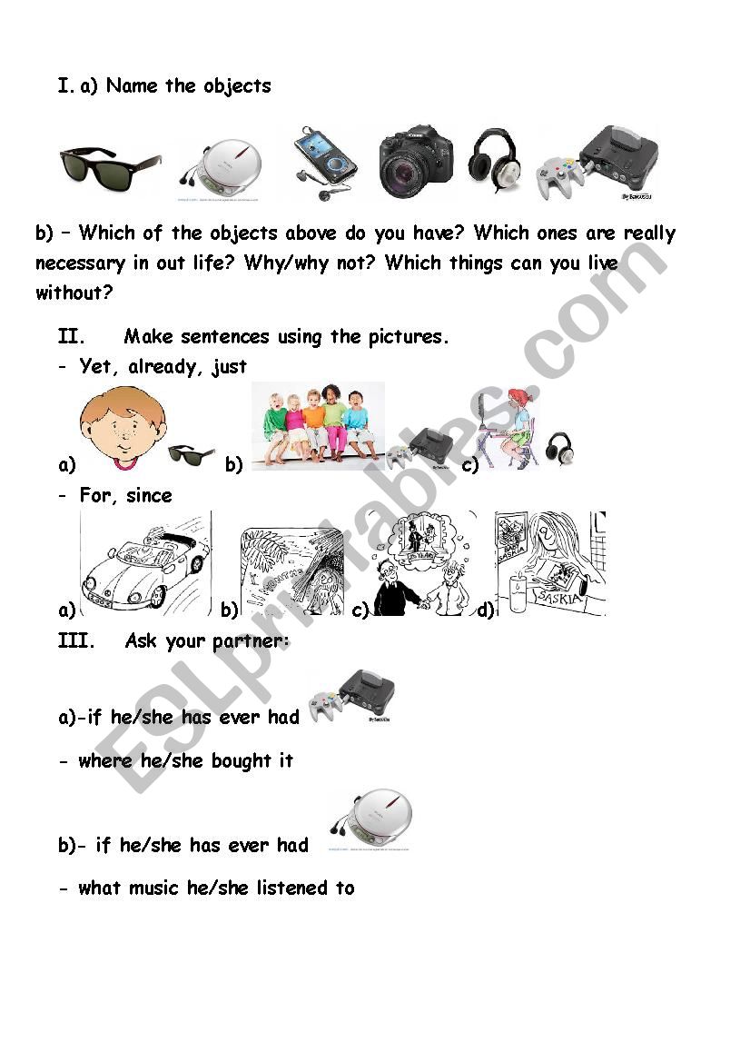 speaking practice worksheet