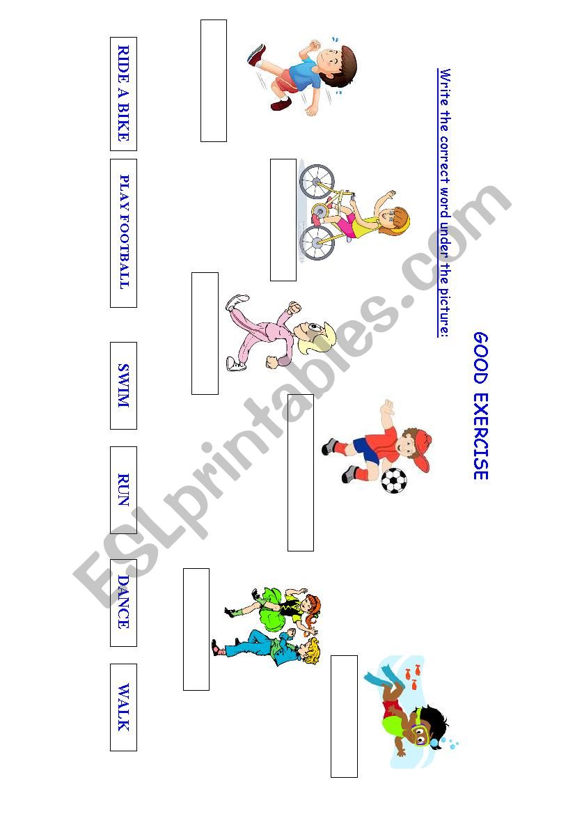 Good exercise  worksheet