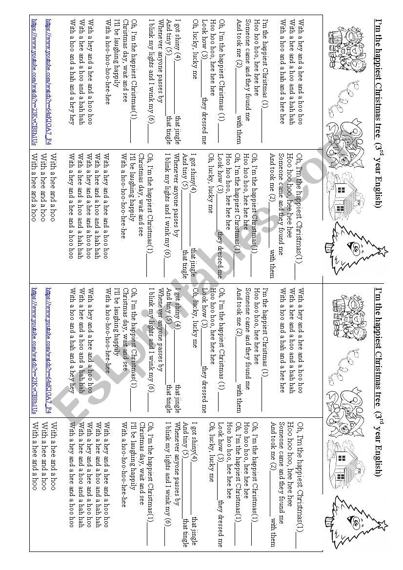 IÂ´m the happiest Christmas tree song