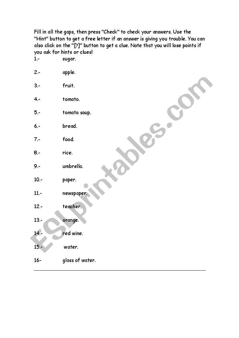 a an some worksheet