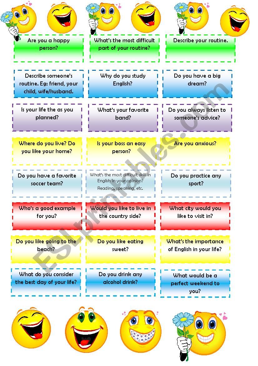 Conversation Simple Present worksheet
