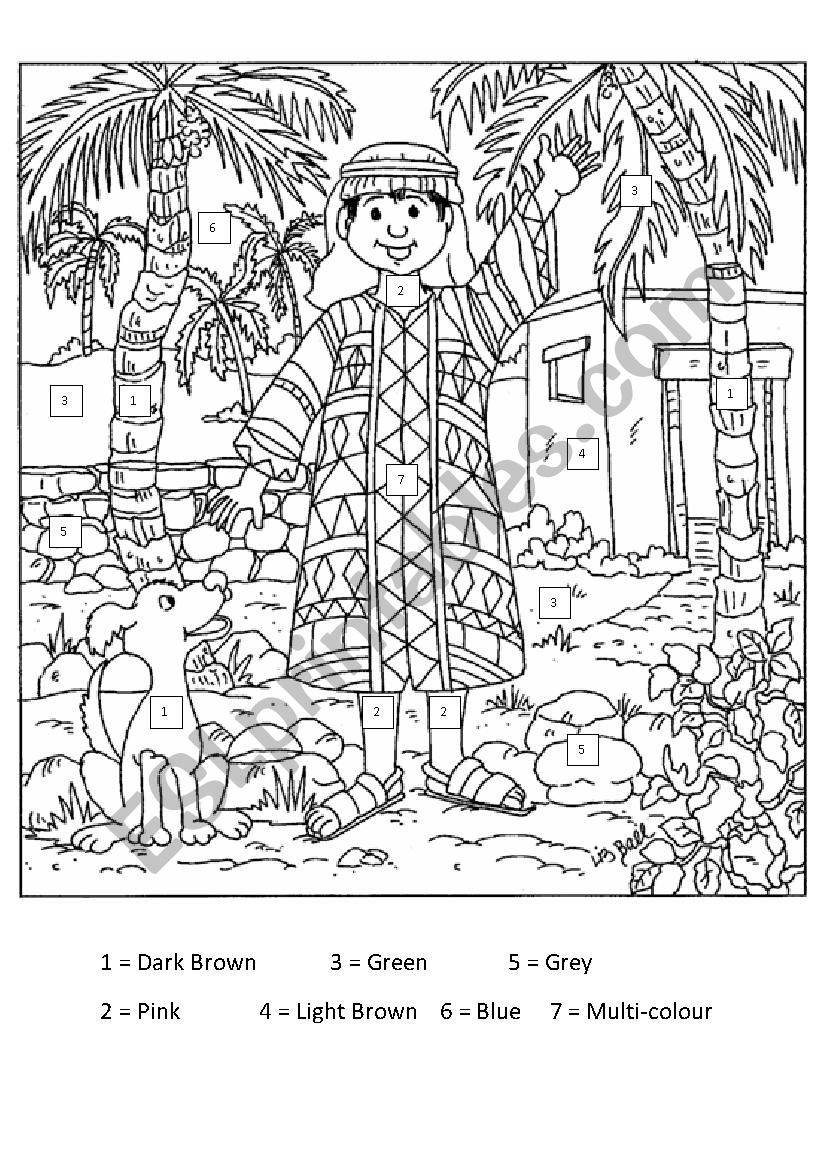 JosephÂ´s Dreamcoat  worksheet