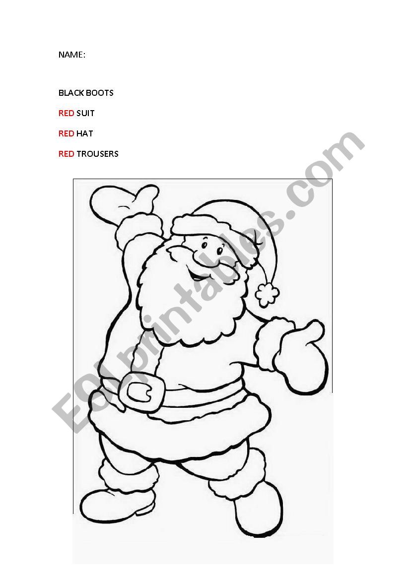 Christmas worksheet