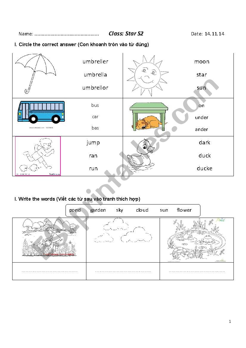 Personal pronoun and vocav about nature