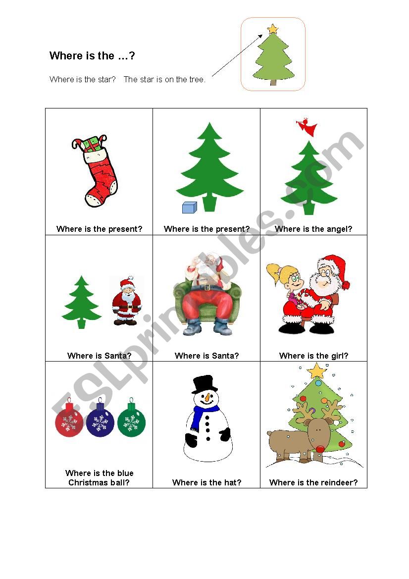 Christmas Worksheet Beginners worksheet