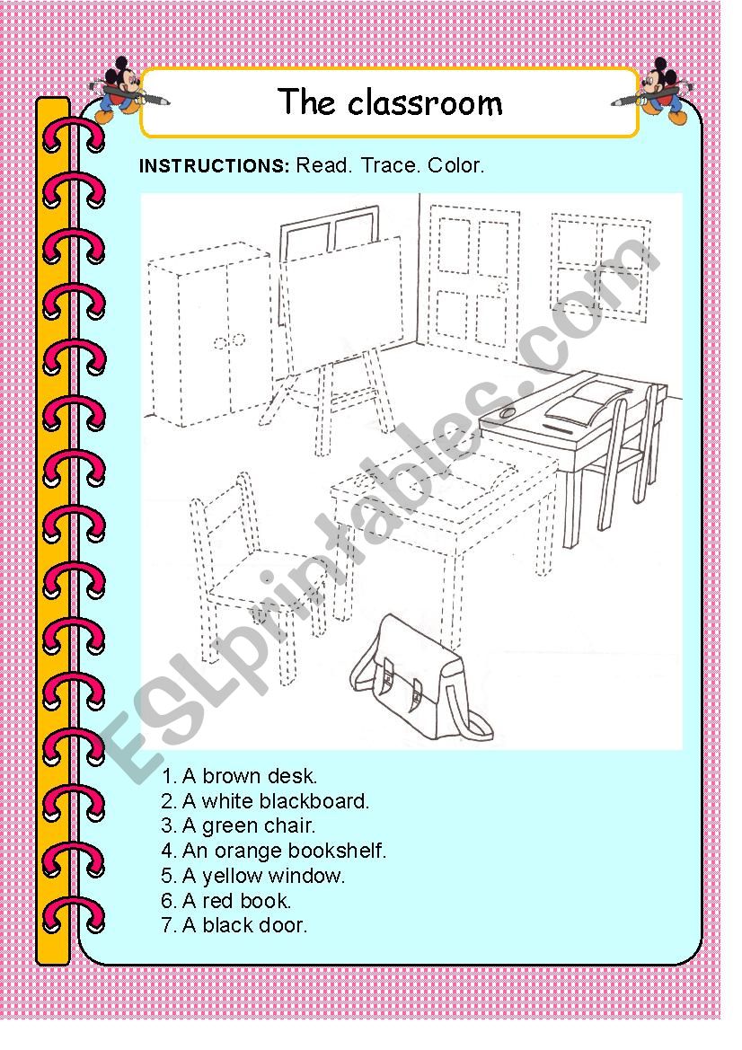 the classroom worksheet