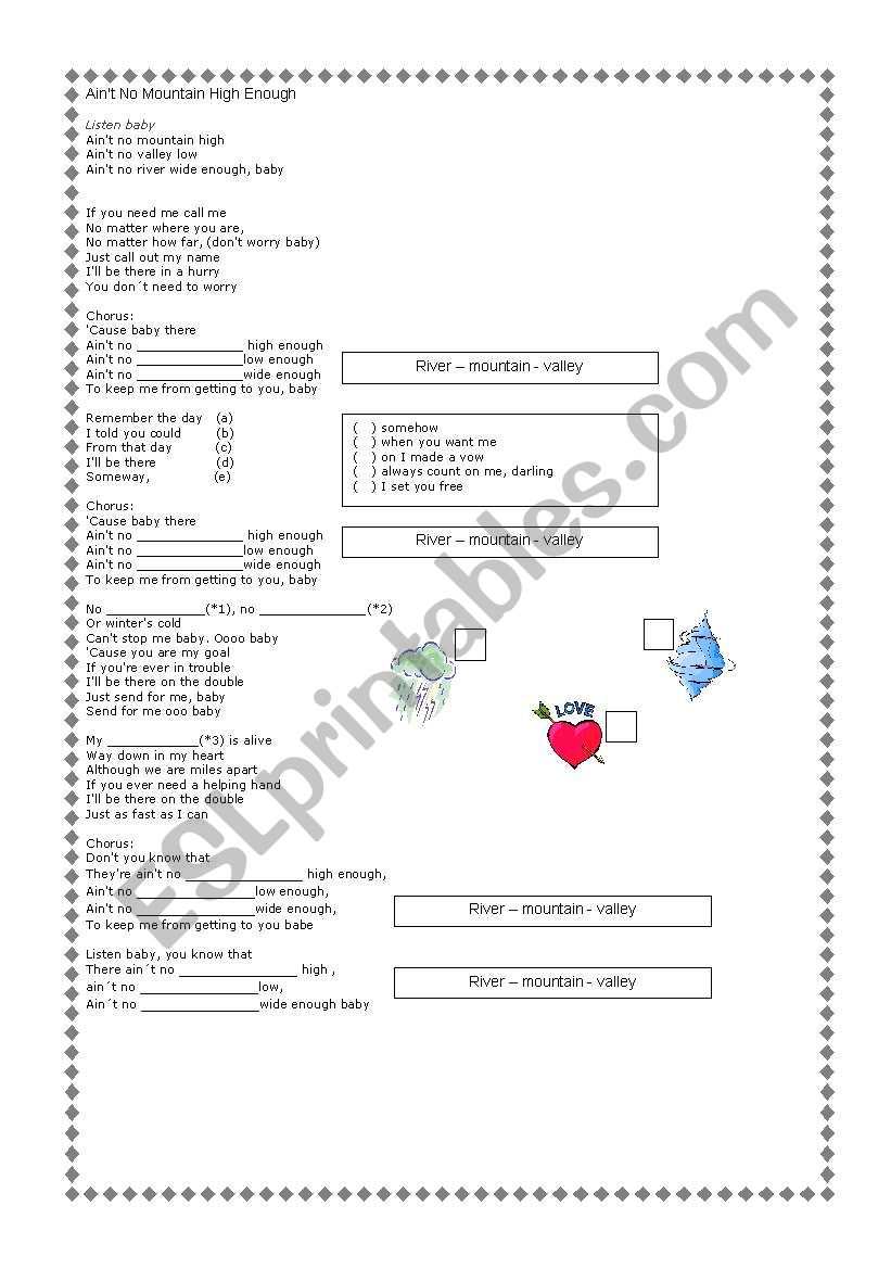 AinÂ´t No Mountain High Enough
