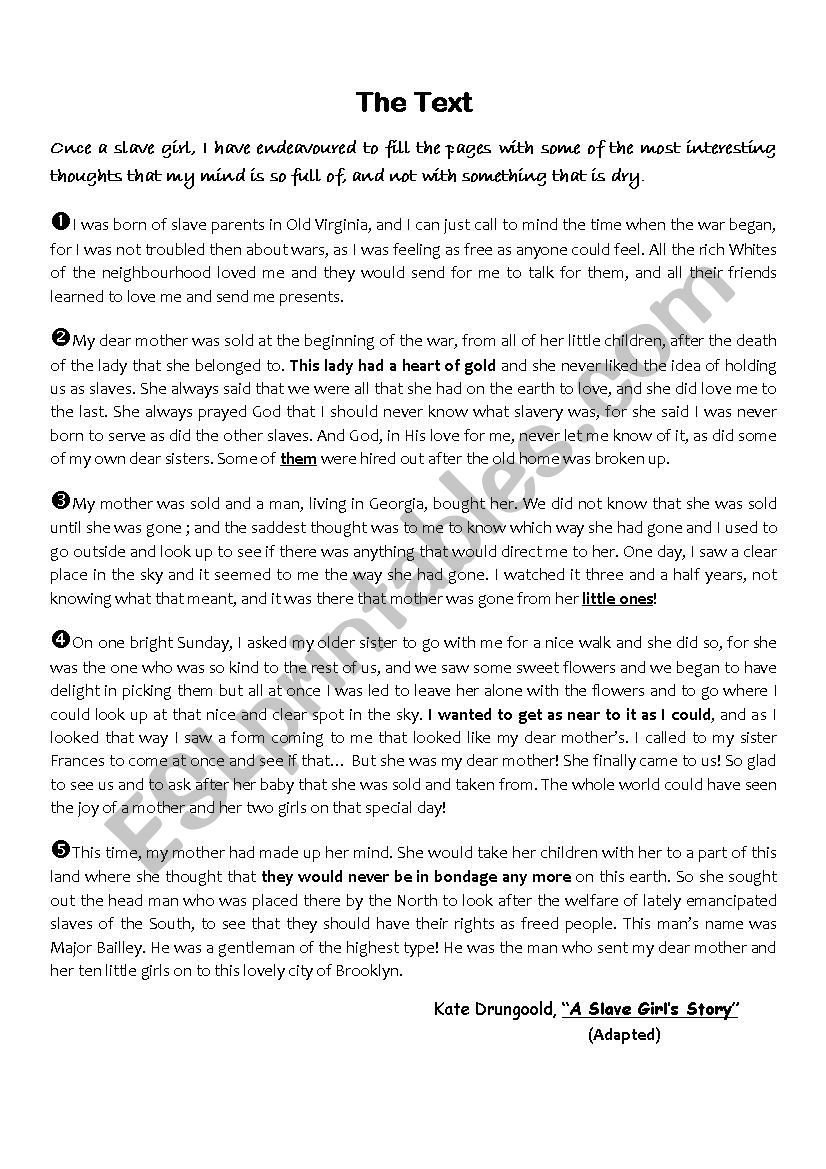 child labour worksheet