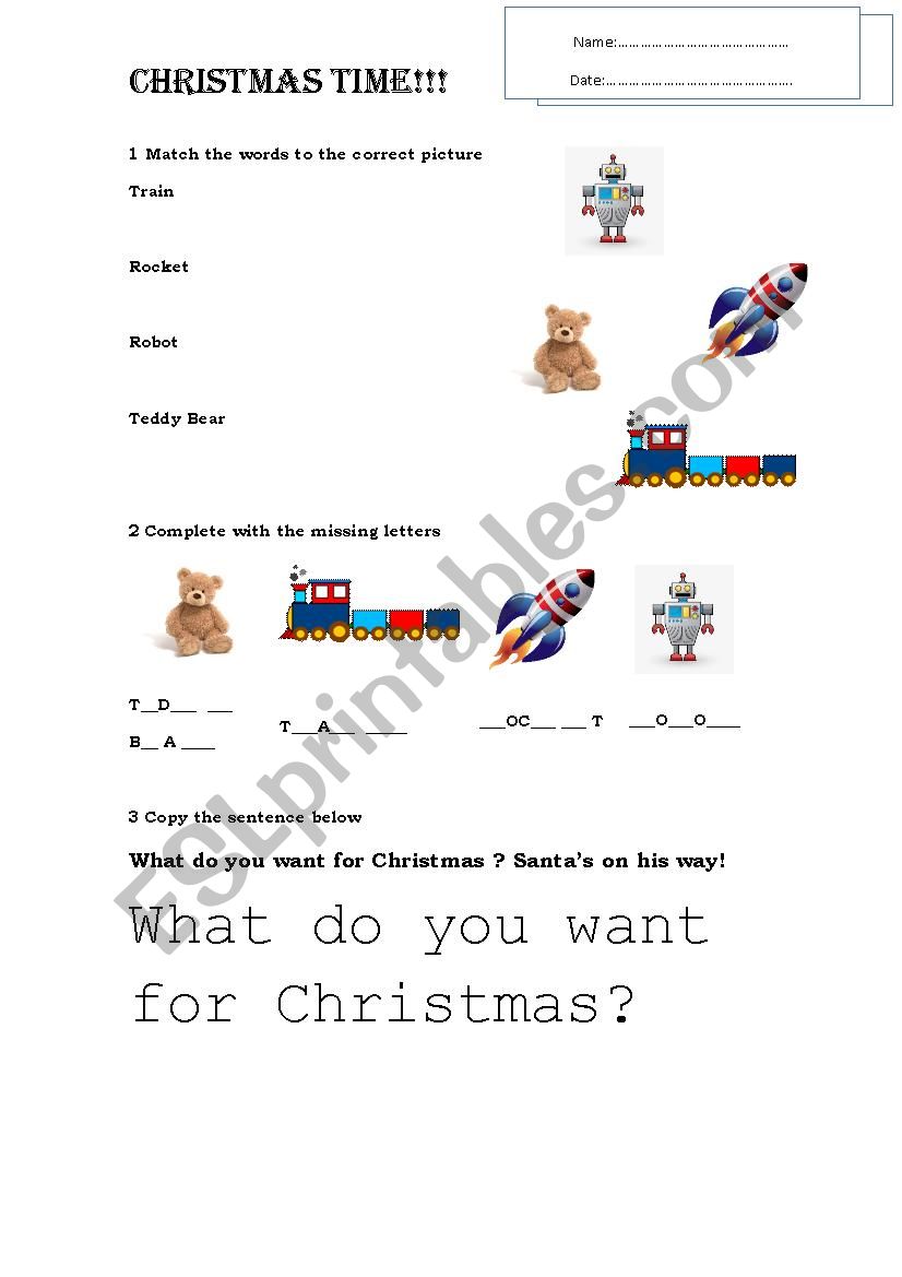 What do you want for Christmas