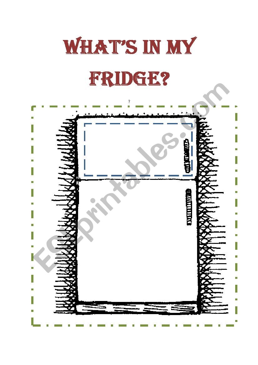 Whats in my fridge? worksheet