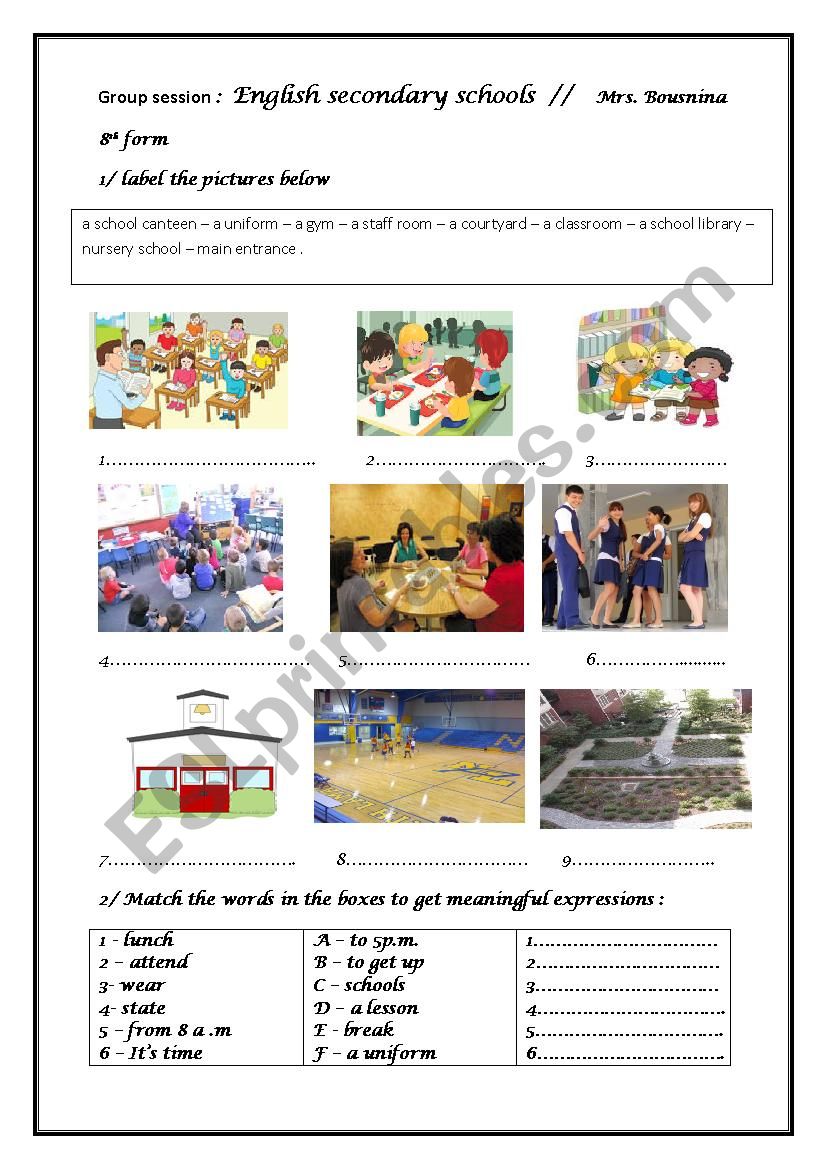 english-secondary-school-esl-worksheet-by-zohra-bousnina