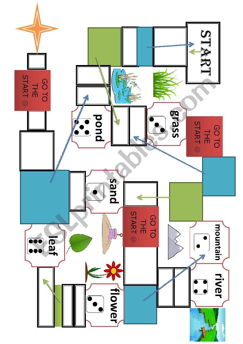 Board Game for kids - The Environment