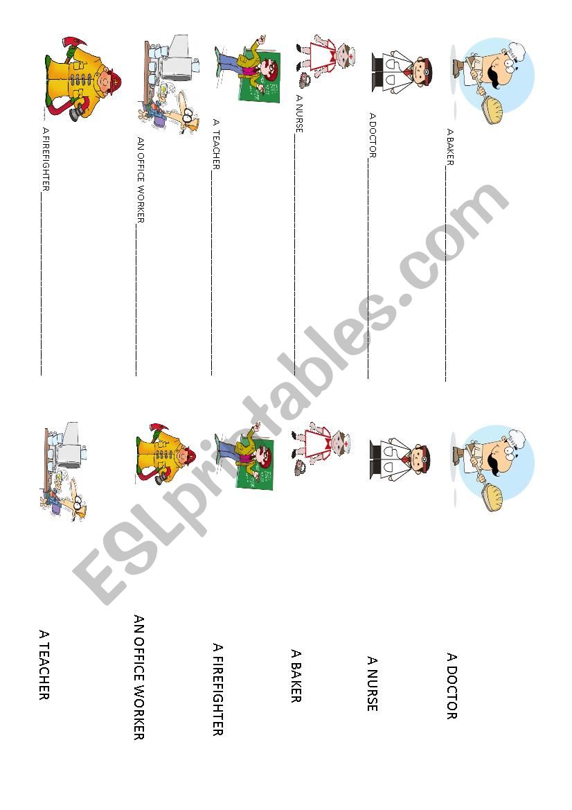 Jobs worksheet