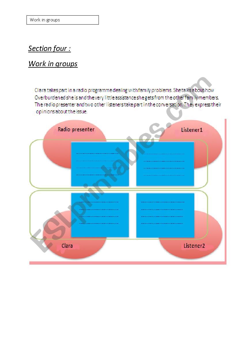 overburdened mothers worksheet