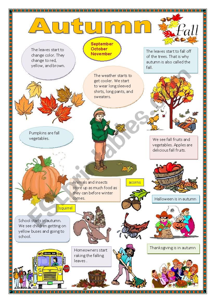 autumn-esl-worksheet-by-james32