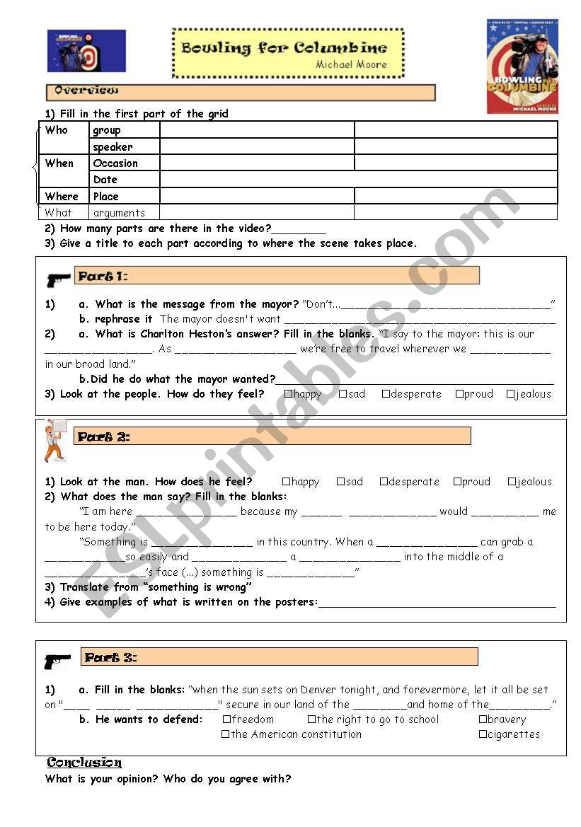 Bowling for columbine - guns in the USA (1)