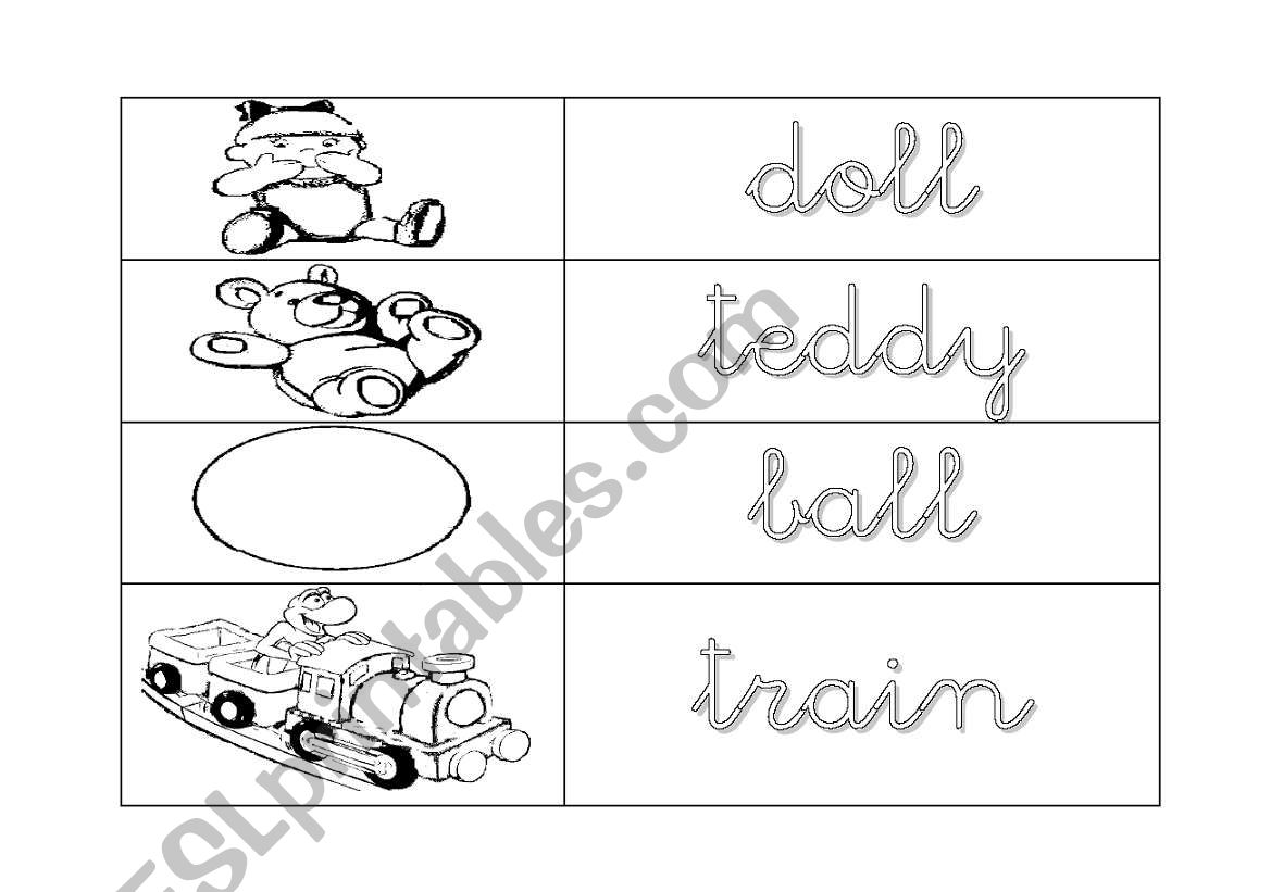 toys worksheet