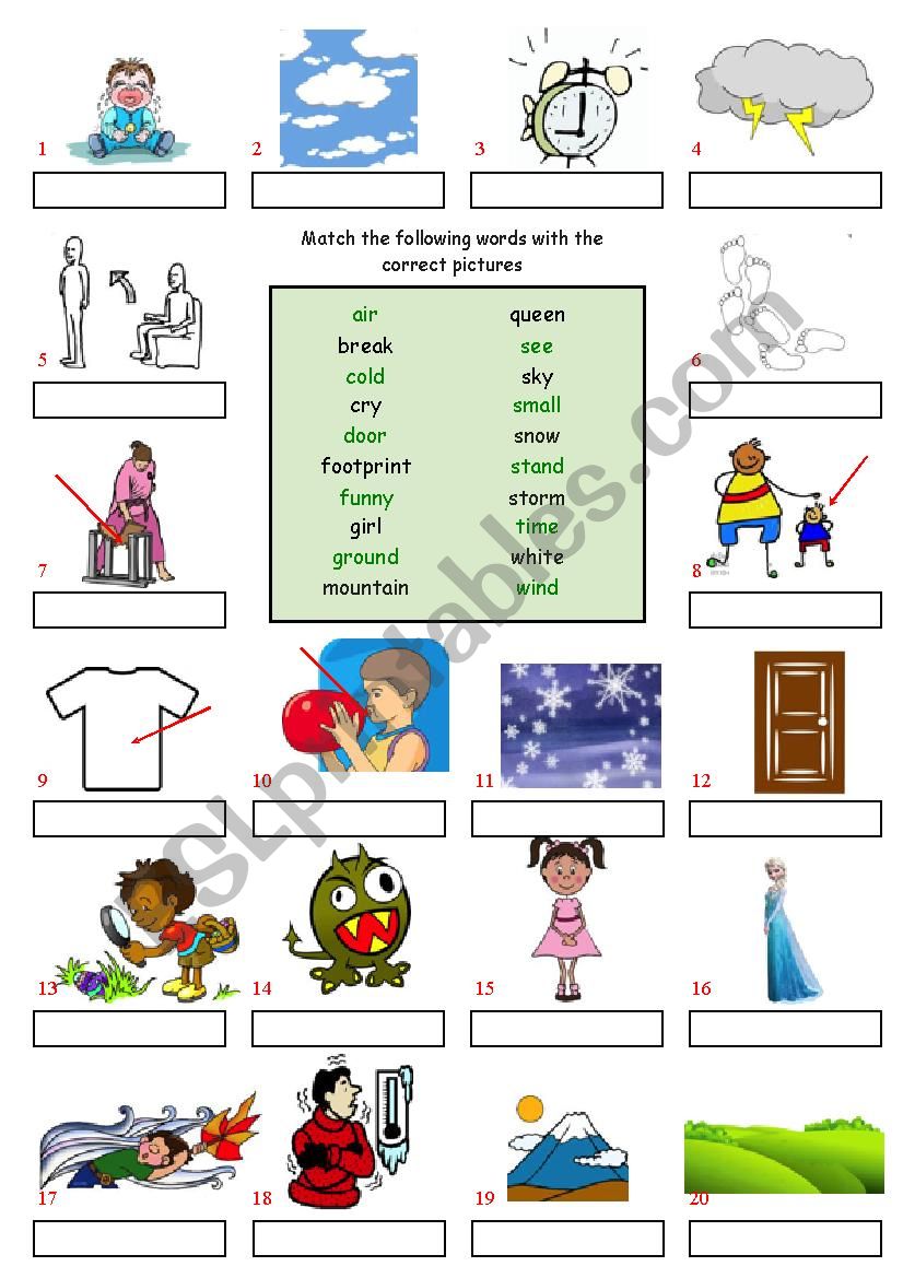 Let It Go (Frozen) gap fill worksheet