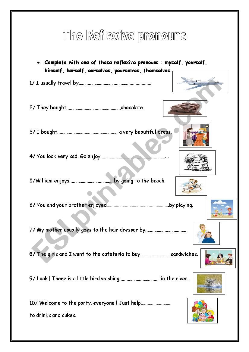 Reflexive Pronouns and future intention/Planned action