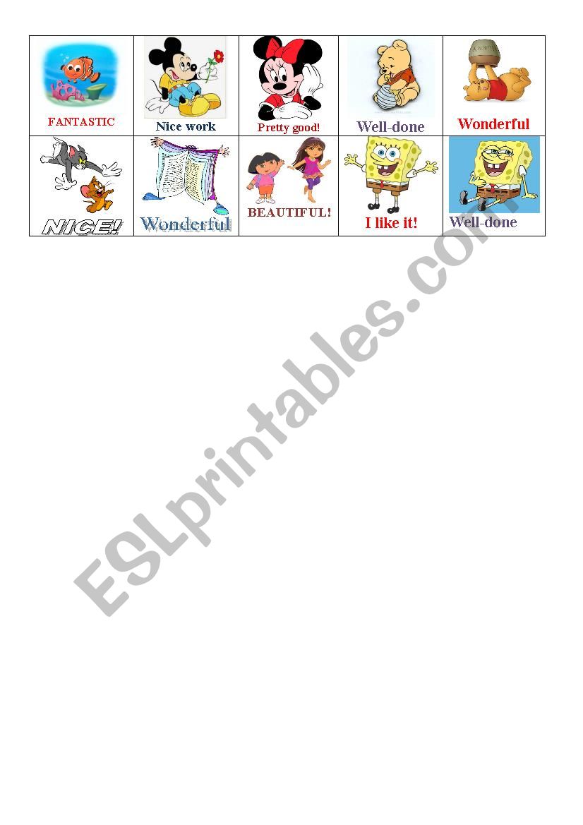 Stickers 2 worksheet