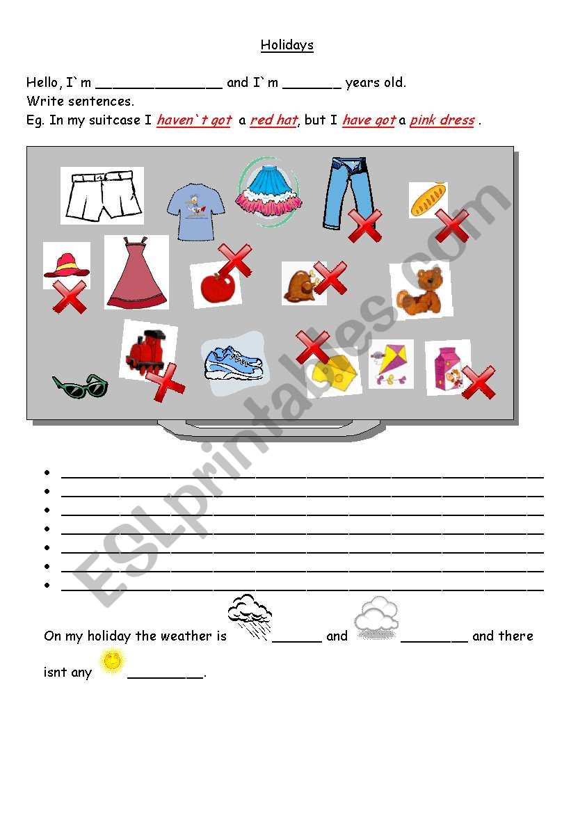 A holiday theme worksheet worksheet