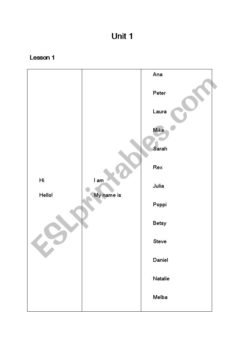 verb be worksheet