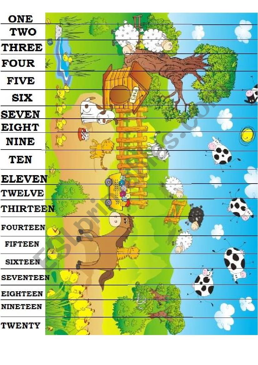 numbers 1-20 worksheet