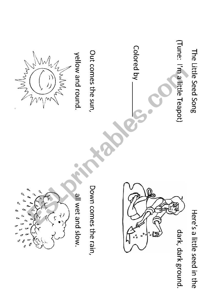 Little seed song (to the tune of Im a little teapot)