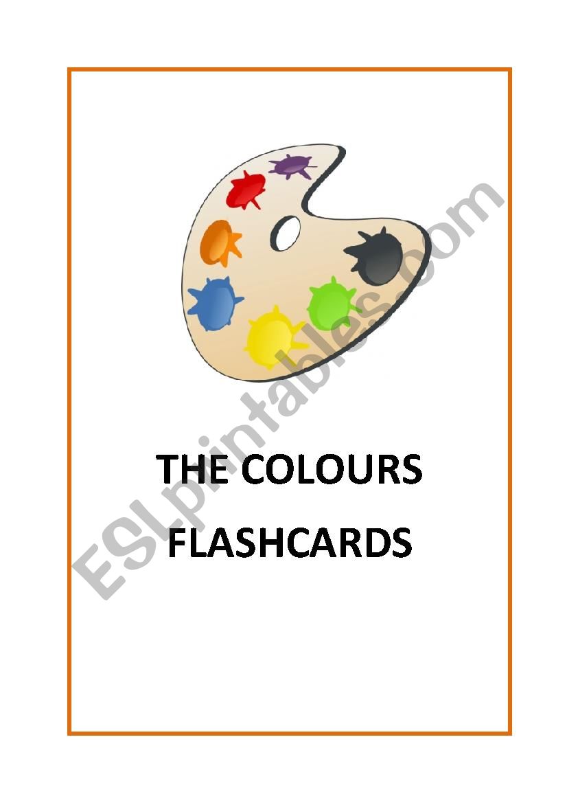 THE COLOURS FLASHCARDS.12 flashcards!