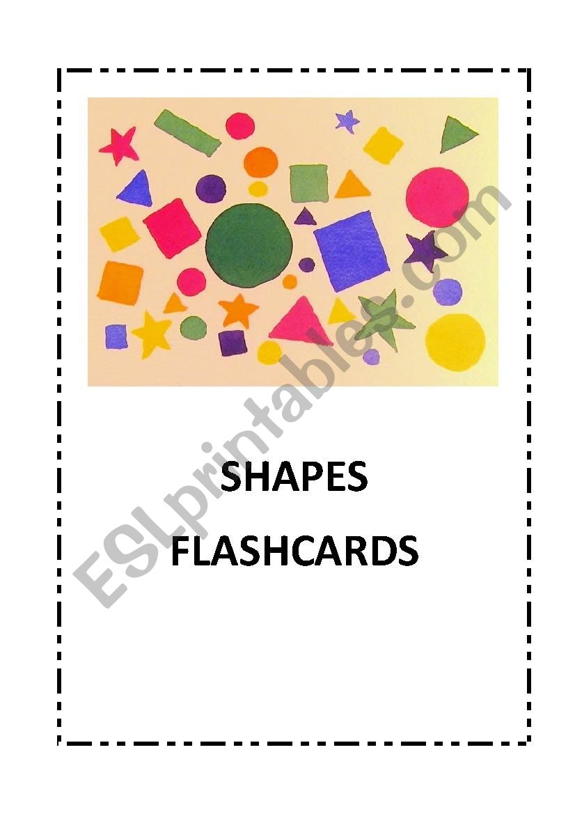 Shapes Flashcards worksheet