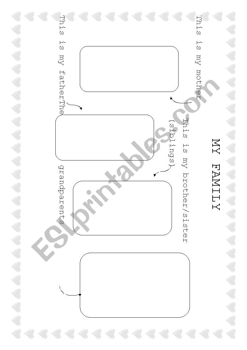 Family members (drawing/speaking activity)