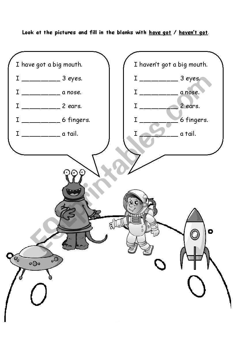 FOR YOUNG LEARNERS - have got / haven´t got - ESL worksheet by ayşimgüler