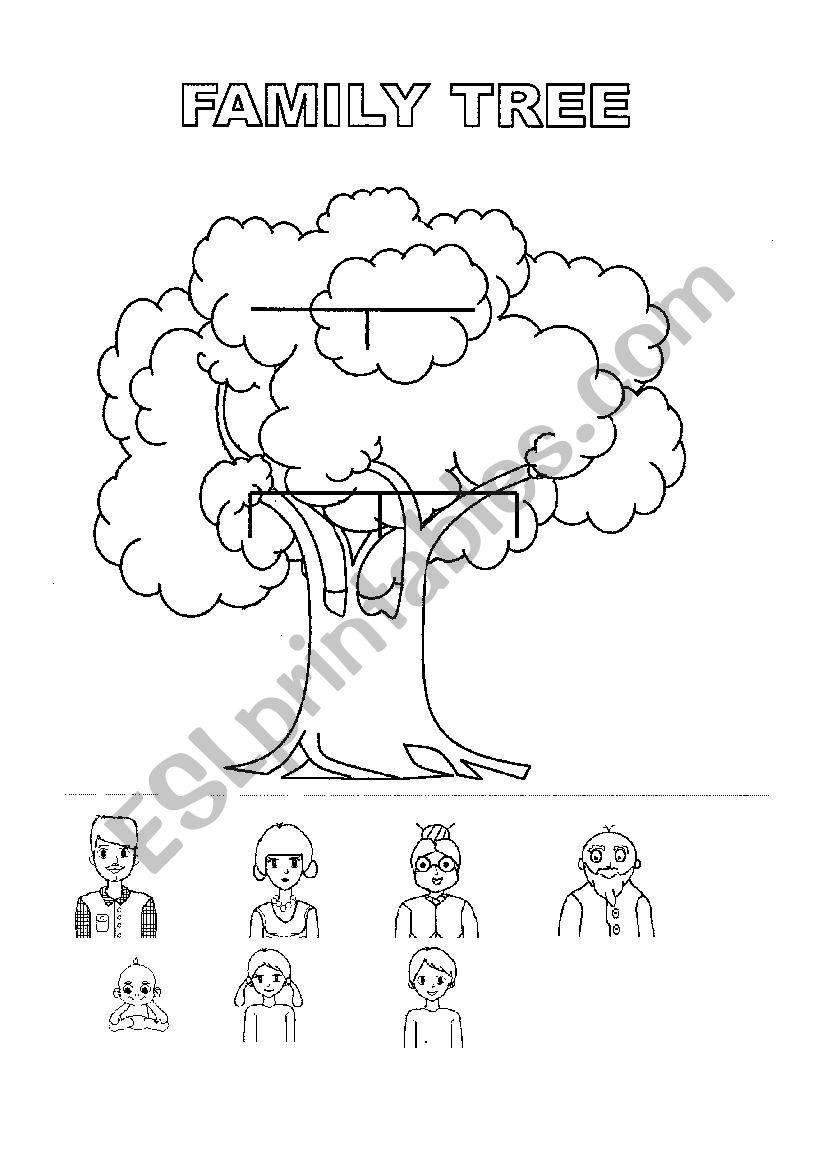 Family tree worksheet