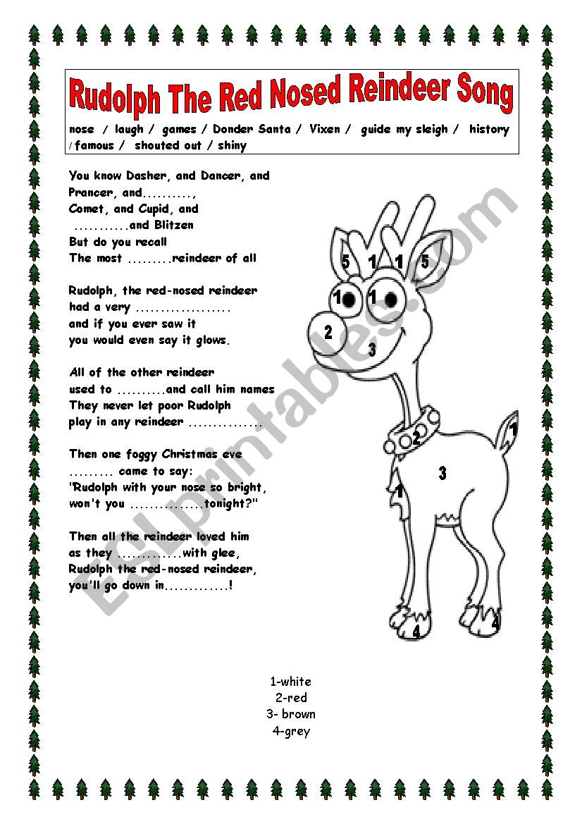 Rudolph The Red Nosed Reindeer Song