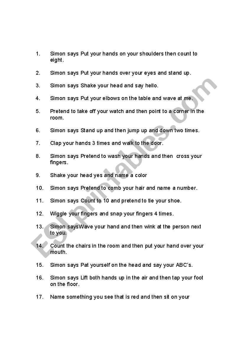 two-step-directions-esl-worksheet-by-mhomsey