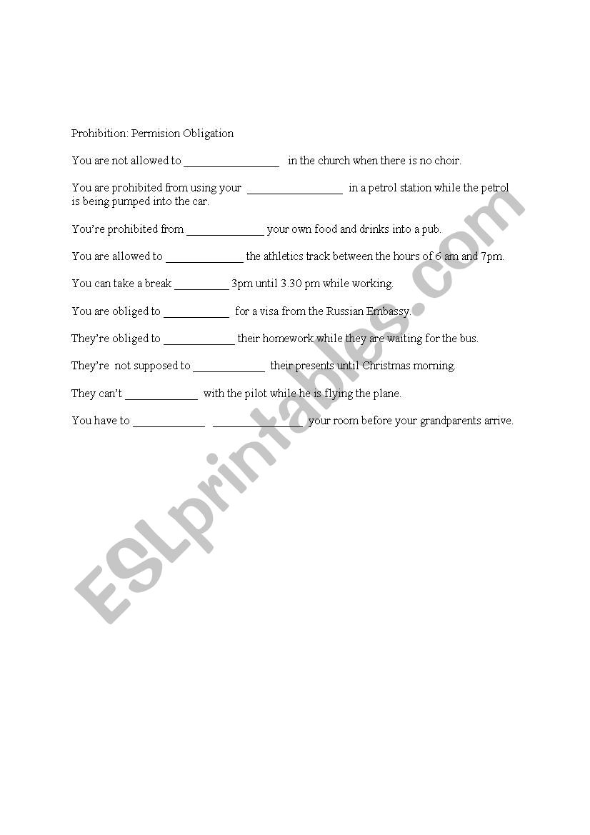 Grammar Worksheet worksheet