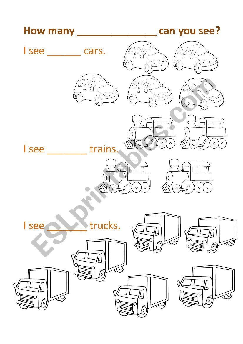 How many _______ can you see worksheet