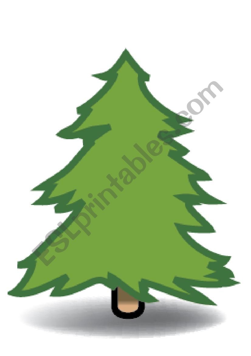Pin the Ornament on the Tree worksheet