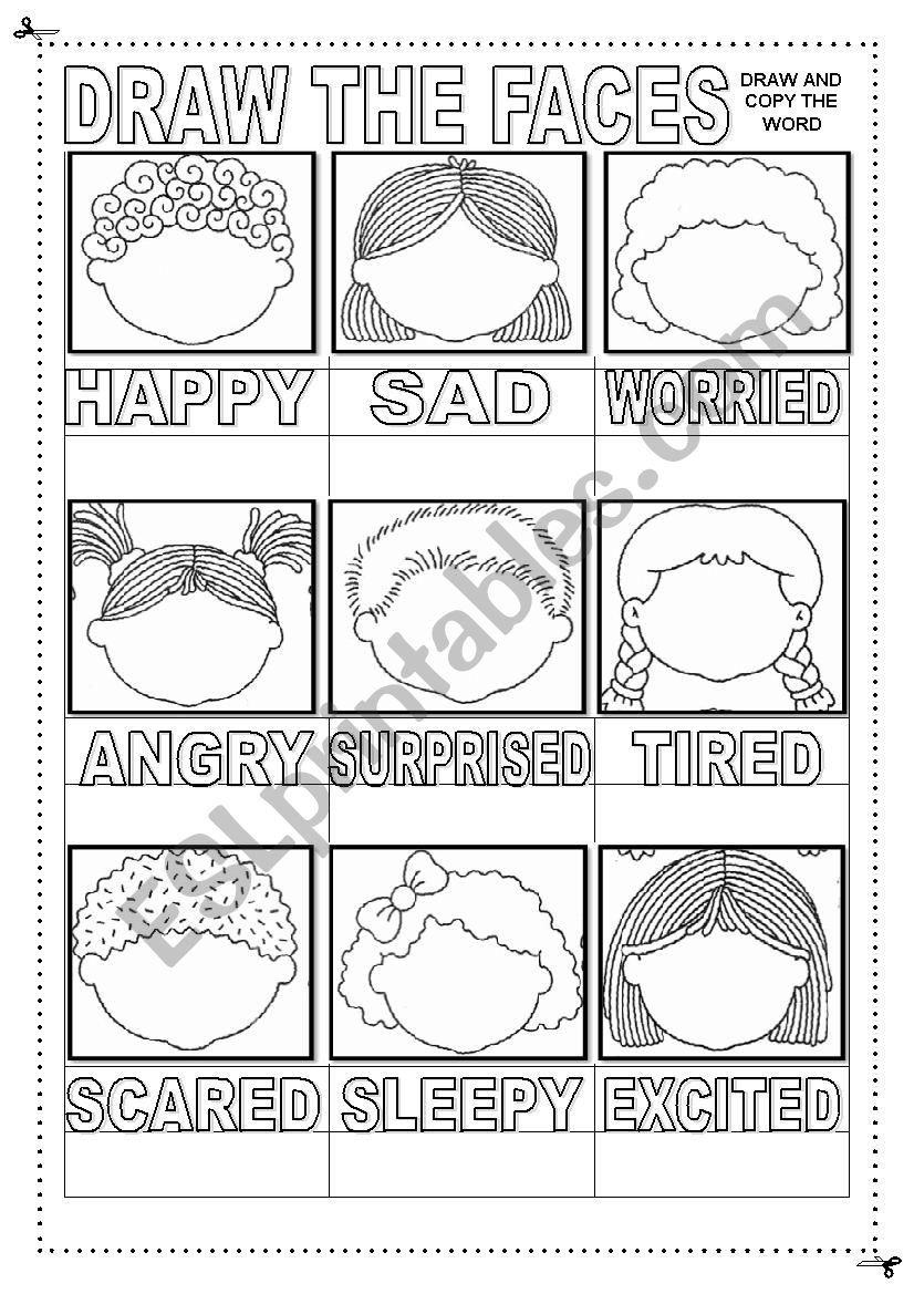 FACES worksheet