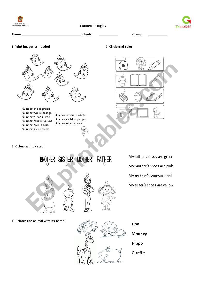 Test worksheet