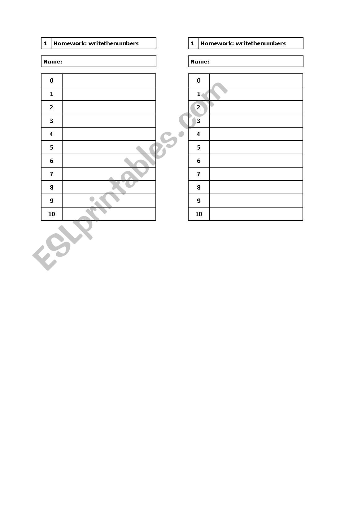 Homework 1-10 worksheet