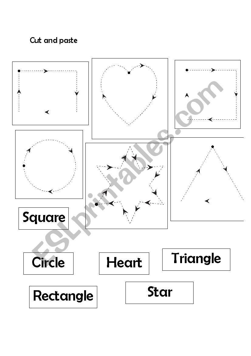 shapes worksheet