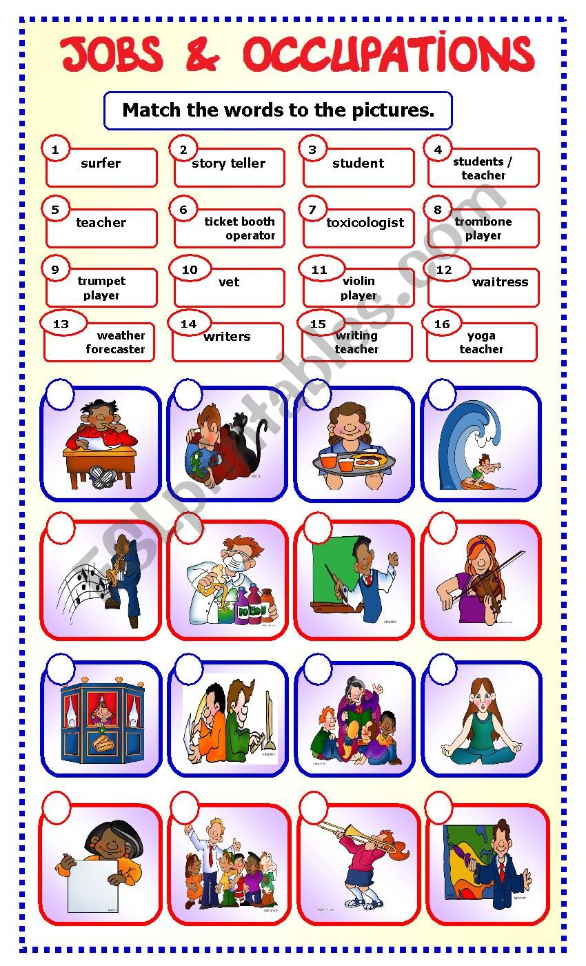 Jobs and Occupations: matching_5