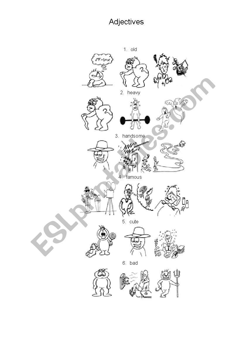 Adjectives  worksheet