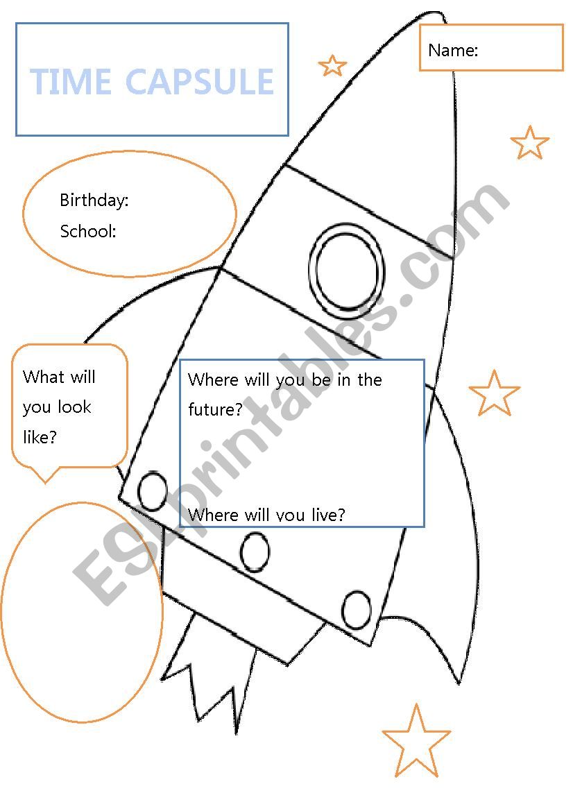 Time Capsule  worksheet