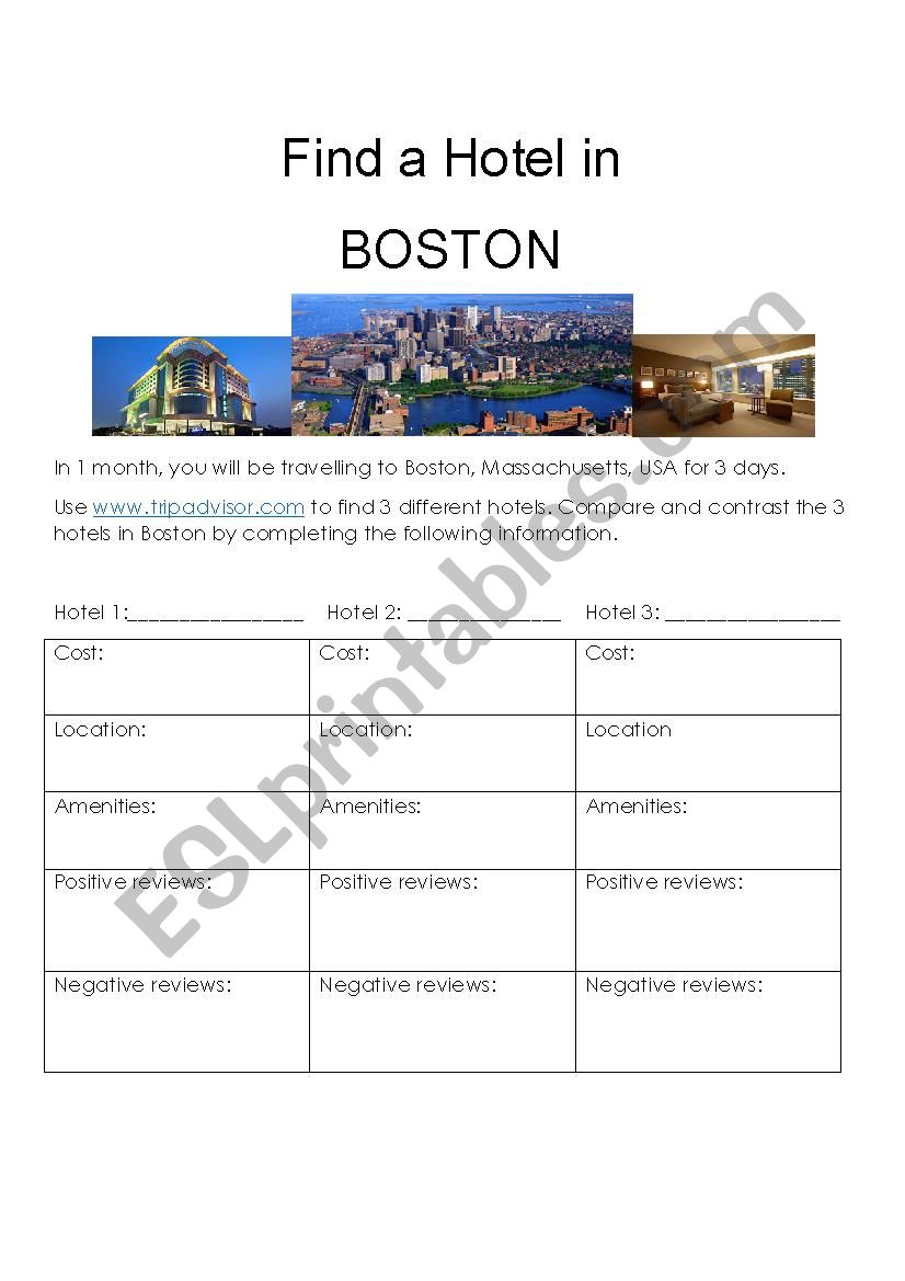 Find a Hotel in Boston, Massachusetts