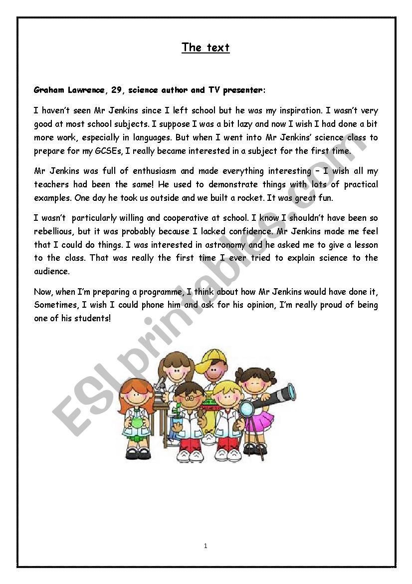 8th form end of term test N1 worksheet