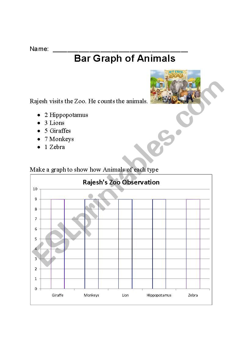 Graph Preparation worksheet